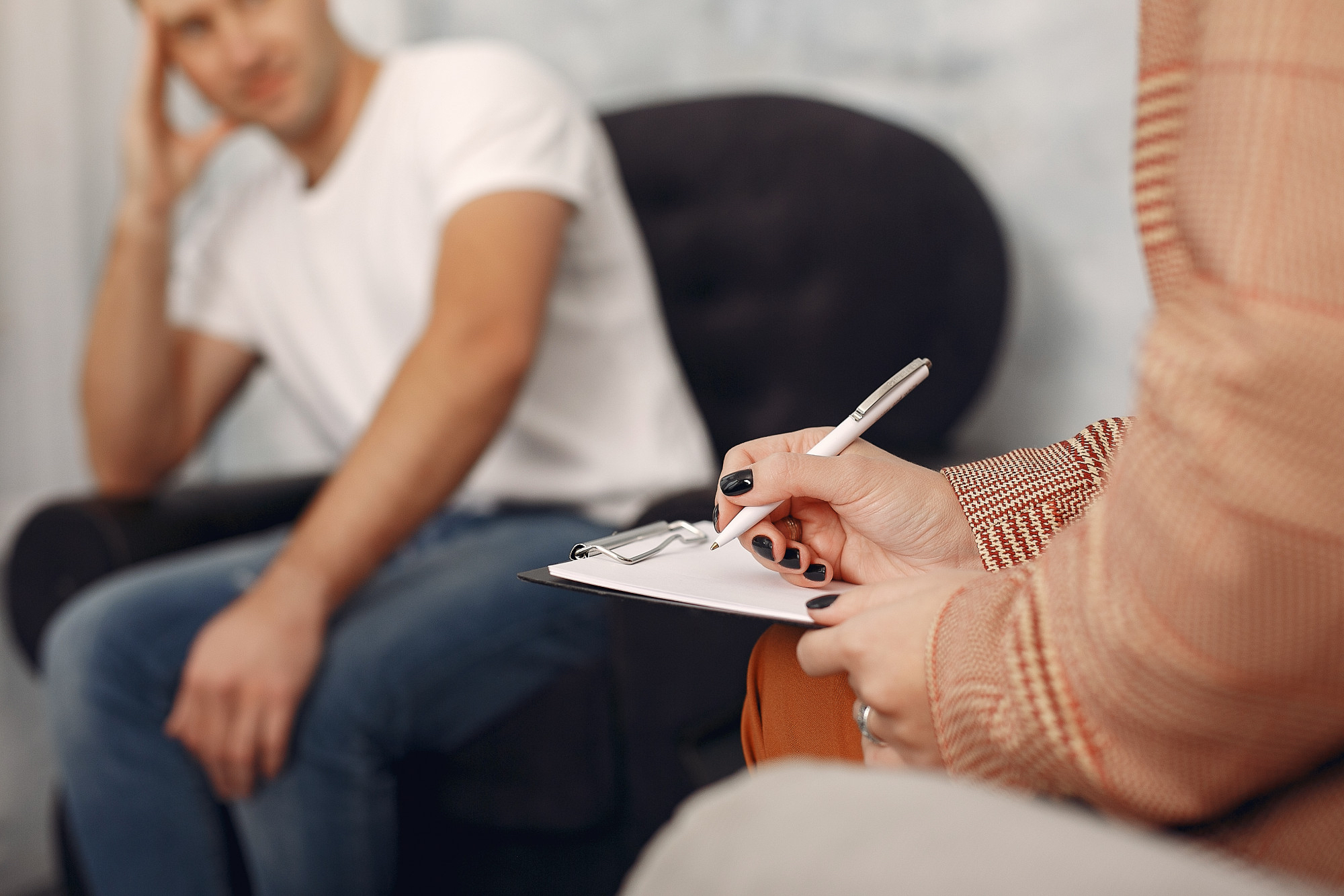 A counselling conversation